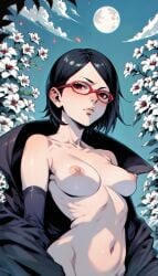 ai_generated anime boruto:_naruto_next_generations breasts naruto naruto_(series) sarada_uchiha tagme