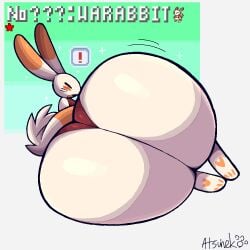 atsuinekowo big_ass bubble_butt furry huge_ass pokemon pokemon_(species) tagme thick_thighs warabbit wide_hips