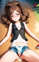 adult_and_teenager after_rape age_difference ai_generated defeated_heroine hilda_(pokemon) minishorts older_man_and_teenage_girl pokemon pokemon_bw pokemon_trainer teenage_girl thick_thighs ugly_bastard