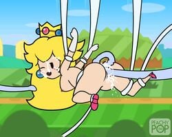 anal animated blooper cum cum_inside cum_on_face facial fellatio gooper_blooper human mario_(series) mob_face nintendo oral paper_mario paper_peach peachypop34 princess_peach simple_face straight tentacle