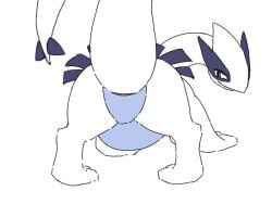 4:3 ambiguous_gender animated anus aroused ass bent_legs butt_focus closed_eyes dragon excessive_feces feces feral generation_2_pokemon hyper hyper_feces jadeder legendary_pokemon line_art looking_pleasured lugia mythological_creature mythological_scalie mythology nintendo pokemon pokemon_(species) raised_tail scalie scat short_playtime signature simple_background solo spread_anus spread_legs spreading tail tail_motion tail_sway white_background