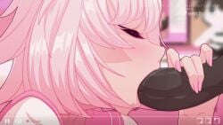 animated astolfo_(fate) dark-skinned_male fellatio theobrobine