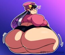 1girls 2023 artist_name ass bbw bottom_heavy callie_(splatoon) chubby chubby_female fat_ass female female_focus gigantic_ass gigantic_thighs hi_res high_resolution highres hips huge_ass huge_thighs looking_back nintendo plump skalesstash solo solo_female solo_focus splatoon thick_ass thick_thighs thighs voluptuous watermark wide_hips