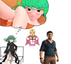 blushing_female leg_grab legs_up low_quality meme nathan_drake nsfw nude nude_male one-punch_man sfm source_filmmaker tatsudrake tatsumaki uncharted uncharted_4 weird_crossover