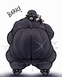 1female 1girl 1girls 2026 anal_fluids anal_juice animated anus anus_juice ass barking big_ass big_butt black_skin cellulite chain_chomp clapping_ass clapping_cheeks completely_nude completely_nude_female feet gigi_(thecoatl034) looking_at_viewer looking_back mario_(series) mario_bros massive_ass meesop scarf sharp_teeth solo solo_female spiked_bracelet spiked_collar spikes standing super_mario_bros. sweaty teeth teeth_showing tongue tongue_out twerk twerking