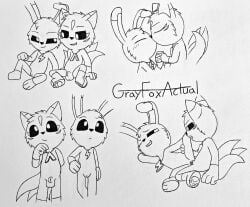 anthro anthro_on_anthro anthro_only black_sclera bunny critters_(poppy_playtime) domestic_rabbit furry_only grayfoxactual green_body green_fur green_skin hoppy_hopscotch hoppy_hopscotch_(poppy_playtime) no_humans oc ocs poppy_playtime poppy_playtime_(chapter_3) rabbit sex smiling_critters tagme white_pupils