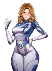 1girls absurdres ass athletic athletic_female belt big_ass big_thighs blonde_hair blue_eyes blush bodysuit breasts butt earrings fantastic_four female female_focus female_only gigantic_thighs highres hoop_earrings huge_ass huge_thighs invisible_woman invisible_woman_(marvel_rivals) jewelry jotmanlol large_breasts long_hair marvel marvel_rivals medium_breasts milf skintight solo sue_richards sue_storm superhero_costume superheroine sweat sweatdrop sweating tagme thick_hips thick_thighs thighs