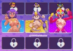 bea_(brawl_stars) big_breasts brawl_stars female max_(brawl_stars) shelly_(brawl_stars) tagme vnmdarkbuster