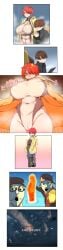 1girls 3boys age_difference big_breasts blush blush_lines blushing brown_hair clothed clothed_female curvy curvy_body curvy_female curvy_figure english_text female frostpunk heart heart_symbol huge_breasts hugging humor ignis_(last_origin) kim_mason korean_text large_breasts larger_female last_origin light-skinned_female light_skin male male/female manhwa meme panels red_hair short_hair size_difference snow steam steaming_body tagme text winter