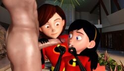 elastigirl helen_parr ratounador the_incredibles violet_parr xnalara