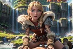 1boy 1boy1girl 1girls ai_generated armor artist_name astrid_hofferson blonde_hair blue_eyes boots bottomless braid breasts cowgirl_position cowgirl_position day dreamworks fur_trim hair_over_shoulder hi_res how_to_train_your_dragon lips long_hair looking_at_viewer nose nude open_mouth outdoors penis pov pussy r34arts sex shoulder_armor single_braid solo_focus spread_legs straddling straight torn_clothes uncensored vaginal_penetration vaginal_penetration vaginal_sex water waterfall