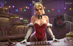 3d blender bunnysuit mercy overwatch overwatch_2 quietdreams3d