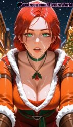 1girls 2025 ai ai_assisted ai_generated anime anime_girl anime_style artist_name big_breasts big_breasts big_breasts big_chest blurry blurry_background boots breast breasts breasts breasts building bust busty chest chimney christmas christmas_lights christmas_tree city cleavage coat cum cum_on_body cum_on_breasts cum_on_clothes cum_on_hair depth_of_field electroworld facial female fur fur-trimmed_boots fur-trimmed_coat fur-trimmed_jacket fur-trimmed_legwear fur-trimmed_sleeves fur_collar fur_trim gift green_eyes hi_res high_quality high_resolution highres jacket jewelry large_breasts long_hair looking_at_viewer merry_christmas necklace night night_sky patreon patreon_username pov red_hair reindeer_antlers santa_costume skyscraper snow snowing solo solo_focus stable_diffusion star_(sky) starry_sky the_witcher_(series) the_witcher_3:_wild_hunt triss_merigold watermark