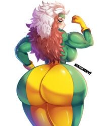 rogue (x-men) from marvel by nekochanoff
