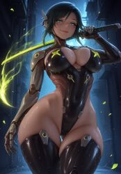 female genji from overwatch by dreamheat