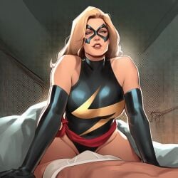 captain marvel from avengers by phophopho