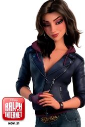 3d ai_generated athletic athletic_female belly_button belt black_eyelashes blush blush_face blush_makeup boobs_out bracelet breasts breasts_out brown_eyebrows brown_eyes brown_eyes_female brown_hair brown_lips dark-skinned_female dark_skin disney driver earrings enjoying excited excited_expression excited_face excited_female exposed_boobs exposed_breasts exposed_tits eyebrows eyelashes face_makeup female female_focus female_only gloves gold_earrings grok grok_imagine heart_pasties hoodie hoops jacket jeans jeans_only lipstick long_hair looking_pleasured makeup medium medium_boobies medium_boobs medium_breasts medium_tits medium_titties movie movie_character navel nose partially_clothed partially_clothed_female partially_undressed pasties pose posing punk_girl ralph_breaks_the_internet red_pasties satisfied satisfied_look satisfied_smile shank_(wreck-it_ralph) shiny_lips slim slim_female slim_girl slim_waist standing tagme tanned tanned-skinned_female tanned_body tanned_female tanned_girl tanned_skin tits_out touching_body touching_boobs touching_self video visible_nipples woman_focus woman_only woman_solo yallahs80 zipper