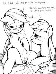 ... 2016 2074 ? applejack_(mlp) blush censored crotchboobs dialogue dock duo earth_pony english_text equine female feral friendship_is_magic hair half-closed_eyes horse ineffective_censorship looking_away mammal monochrome my_little_pony pegasus penetration pony presenting presenting_pussy pussy pussy_juice rainbow_dash_(mlp) reclining saliva saliva_string sex simple_background spread_legs spreading sweat text tiny_crotchboobs tongue tongue_out vaginal_penetration white_background wings yuri