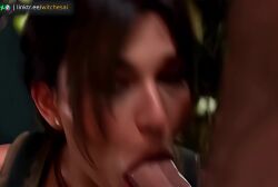 ai_generated animated big_breasts big_penis blowjob blowjob_face brown_eyes brown_hair lara_croft large_breasts large_penis oral oral_penetration oral_sex tagme tomb_raider video video_game video_game_character video_game_franchise video_games witches_ai