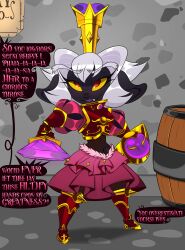 black_skin female goblin goblin_female malnificent monster_girl phala-la princess shortstack