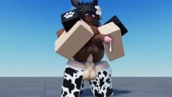 1boy 1futa 3d 3d_animation animated areolae ass balls baseplate big_ass big_breasts big_cock black_hair blush breasts cock cow_ears cow_futa cow_horns cow_print cowbell cum cum_drip cum_dripping cum_dripping_from_penis cum_in_anus cum_in_ass cum_inside cuminflation cumming cumming_in_anus cumming_in_ass cumming_inside dark-skinned_femboy dark-skinned_male dark_skin dialogue dominant_futa dripping dripping_cum empty_space english english_text femboy femboysub flower_in_hair futa/male futa_on_male futadom futanari hair huge_breasts huge_cock interracial kaelis_(nitelite) light-skinned_futa light_skin longer_than_30_seconds nipples nitelite oc original_character penis prone_bone reverse_stand_and_carry_position roblox robloxian shorter_than_one_minute sound sound_effects standing submissive_male tagme text thighhighs thighs unnamed_character