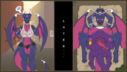 absurd_res activision ahe_gao anthro bandai_namco bodily_fluids bracelet chains clothing crop_top cynder demon digimon digimon_(species) dragon duo female from_front_position hi_res imp impmon insane_lizard_vel jewelry looking_pleasured male male/female monster_boy musk musk_cloud mythological_creature mythological_scalie mythology nipple_piercing nipples piercing scalie shirt spyro_the_dragon sweat topwear translucent translucent_clothing wet wet_clothing