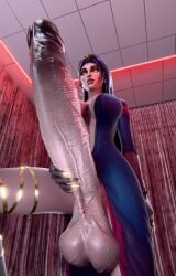 1futa 3d big_penis bright_pupils cleavage dress dress_lift erection futa_only futanari league_of_legends leblanc leblanc_(rework) long_hair manufatura pale-skinned_futa penis self_upload sharp_fingernails slim_waist solo thick_penis veins veiny_penis