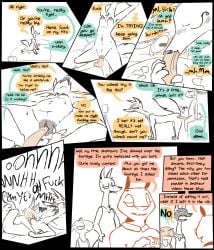 2025 3_fingers 4_fingers 6:7 8_panel_comic african_golden_wolf all_fours anthro avo_(weaver) bed bent_over black_border blush blushing_profusely bodily_fluids border bovid breasts camera canid canine canis caprine clothed clothed_anthro clothed_female clothed_male clothing color_coded color_coded_speech_bubble comic dialogue digital_drawing_(artwork) digital_media_(artwork) dominant dominant_female duo egyptian_wolf english_text explicitly_stated_consent explicitly_stated_nonconsent felid female fingers from_front_position fully_clothed fully_clothed_anthro fully_clothed_female fully_clothed_male furniture head_on_pillow hi_res hooved_fingers hooves larger_female linked_speech_bubble long_neck lying male male/female mammal missionary_position navel nipples nude nude_anthro nude_female nude_male on_back on_bed on_bottom on_top open_mouth oral oral_penetration pack_street pandora_(weaver) pantherine penetration penile penile_penetration penis_in_vagina pillow predator/prey raised_tail remmy_cormo reverse_cowgirl_position sex sheared sheep simple_background size_difference smaller_male speech_bubble spread_legs spreading submissive submissive_male sweat sweatdrop tail text the_weaver tiger tripod vaginal_penetration white_background yelling