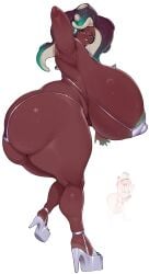 1futa 1girls 2d anger_vein angry angry_face arm_behind_head armpits ass background_character balls ballsack big_ass big_balls big_breasts big_butt big_penis big_thighs bikini black_hair breasts breasts_bigger_than_head busty curvaceous curvaceous_female curvy curvy_female dark-skinned_female dark_skin erection fat_ass female female_focus futa_on_female futanari heels hi_res highres huge_ass huge_breasts huge_butt huge_penis huge_thighs hung hung_futa hyper hyper_ass hyper_breasts light-skinned_futa light_skin marina_(splatoon) middle_finger nintendo pearl_(splatoon) penis platform_heels solo_focus splatoon splatoon_(series) splatoon_2 sweat tagme tentacle_hair thick_ass thick_butt thick_hips thick_legs thick_thighs thighs venus_body voluptuous voluptuous_female wide_hips zhero