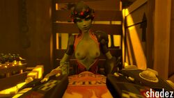 3d animated areola bodysuit bouncing_breasts breasts cowgirl_position female looking_at_viewer male medium_breasts nipples no_sound overwatch partial_male pov roadhog shadez source_filmmaker straight video video_games widowmaker