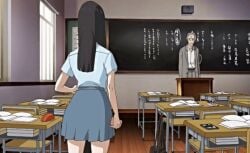 10s 1boy 2018 adult_and_teenager adult_male age_difference akane_(kansen_sodom) animated black_hair female indoors interior kansen_sodom old old_man older_man_and_teenage_girl older_man_and_younger_girl panties sex tagme teacher teacher_and_student teenage_girl teenager underwear undressing white_panties