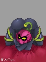 arttrooper ass big_ass big_butt big_nipples big_thighs brawl_stars lily_(brawl_stars) plant plant_girl sex_slave sexually_suggestive sexy sexy_armpits sexy_body sexy_posevelvette