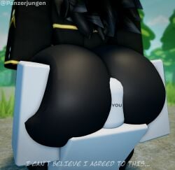 1girls 2025 3d 3d_(artwork) alternate_version_at_source ambiguous_gender anon ass ass_focus big_ass big_butt black_hair bottom_heavy bubble_ass bubble_butt butt clothed curvaceous curvy curvy_figure dat_ass day dialogue duo english_text face_in_ass facesitting female female/ambiguous fully_clothed grabbing_ass grass grey_body groping huge_ass huge_butt hyper_ass looking_back massive_ass mature mature_female milf outdoors panzerjungen roblox robloxian smothering smothering_ass squish squished_ass standing standing_position tagme thick thick_ass thick_thighs twitter_username voluptuous