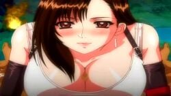 1boy 1girls 2d 2d_animation animated between_breasts big_breasts black_hair blowjob breasts cum cum_in_mouth cum_inside cum_on_body cum_on_breasts cum_on_face cum_on_hair cum_swallow cum_thrice cum_twice cumming_from_paizuri cumming_in_mouth cumming_inside ejaculation_between_breasts elbow_gloves facial fellatio final_fantasy final_fantasy_vii final_fantasy_vii_remake fingerless_gloves gloves handjob hetero hitsuki large_breasts light-skinned_female long_hair looking_at_viewer male_pov mature_female nude nude_female oral paizuri pov solo_focus square_enix straight swallowing_cum tagme tifa_lockhart titjob video