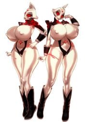 3d alien alien_girl alien_humanoid breasts erect_nipples female galactic_art humanoid large_breasts nipples original original_character thick_thighs thighs ultraman_(franchise) ultrawoman