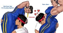 affectionate big_ass chun-li clothed_sex dialogue eager eating_pussy muscular_female rocksasha19 ryu_(street_fighter) street_fighter