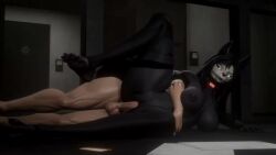 16:9 2026 3d_(artwork) 3d_animation animated anthro areola arm_around_partner arm_around_waist balls big_breasts black_areola black_body black_claws black_clothing black_eyebrows black_fur black_hair black_legwear black_nipples black_sclera black_thigh_highs black_toe_claws blinking bone bouncing_breasts breasts claws closed_eyes clothing collar dialogue digital_media_(artwork) duo english_text erection eyebrows faceless_character faceless_human faceless_male feet female female_anthro female_penetrated fingers from_behind_position fur genitals hair human indoor_nudity indoor_sex inner_ear_fluff inside legwear lidded_eyes light-skinned_male light_body light_skin long_hair looking_pleasured loop lying male male/female male_human male_penetrating male_penetrating_anthro male_penetrating_female malo mammal max_(taciticooldad) mostly_nude mostly_nude/nude mostly_nude_anthro mostly_nude_female nipples no_sound nodding nodding_head nude nude_human nude_male on_side one_leg_up open_mouth penetration penile penile_penetration penis penis_in_vagina raised_leg scp-1471 scp-1471-a scp-1471-a_(monolitwec) scp_foundation sex short_playtime skull skull_head skulldog_(species) speech_bubble spoon_position spooning tagme teeth text thick_thighs thigh_highs toe_claws toes tuft vaginal_penetration video vulva white_eyes widescreen