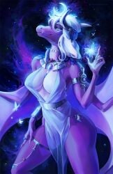 artist_request blue character_request dragon purple sexy teal_avokado