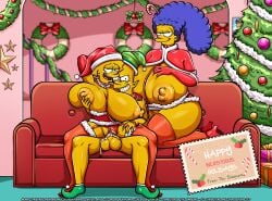 bart_simpson breasts_bigger_than_head brompolos brother_and_sister christmas christmas_clothing christmas_tree collar creepy_smile cum_in_pussy cum_inside fucked_silly high_heels huge_breasts huge_cock huge_nipples incest incest_(lore) leash_and_collar leash_pull lingerie lisa_simpson looking_at_viewer looking_pleasured marge_simpson mother_and_son pregnancy_risk riukykappa stockings tagme the_simpsons ventzx