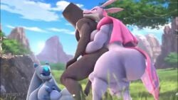 1boy 1futa 1futanari 1male 3d 3d_animation alternate_ass_size alternate_body_type anal anal_sex animated anthro anthro_on_human anthro_penetrating anthro_penetrating_human arms_around_partner ass bag_over_head big_ass big_butt duo_focus from_behind futa_on_male futa_penetrating futa_penetrating_male futanari horsecock human_penetrated lovander lunaris_(pal) male male_penetrated no_sound outdoors pal_(species) palworld penetration penile penile_penetration penis rayhuma sex sex_from_behind shorter_than_30_seconds tagme video