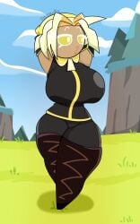 big_breasts clothed cookie_run cookie_run_tower_of_adventure kyle5021 large_breasts lemon_zest_cookie rule_63