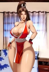 1female dress fatal_fury female japanese king_of_fighters king_of_fighters_xiv mai_shiranui ninja