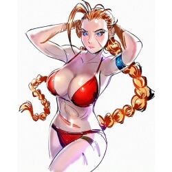 beach bikini cammy_white capcom cute fighting_game island meek street_fighter