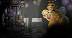 absurd_res animatronic anthro ass bdunk big_breasts big_butt breasts female five_nights_at_freddy's five_nights_at_freddy's_2 hi_res hyper machine robot scottgames solo source_request toy_chica_(fnaf)