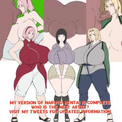 1:1 3boys 3girls adult_swim animated ass big_breasts big_penis black_hair blonde_hair boruto:_naruto_next_generations breasts breasts_bigger_than_head brown_eyes cum cum_in_mouth cum_in_pussy cum_inside dark-skinned_male dark_skin fellatio female green_eyes huge_breasts hyuuga_hinata large_breasts large_penis male milf multiple_boys multiple_girls multiple_penises naruto penis pink_hair polyphiai sakura_haruno sex sound straight toonami tsunade video white_eyes