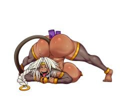 1girls ahe_gao aisha_clanclan bedroom_eyes ber00 big_ass big_breasts braid dark_skin double_penetration drooling female female_only horny_female huge_ass huge_breasts jack-o_pose large_areolae long_hair masturbation mostly_nude naked nipple_piercing nude nude_female outlaw_star pleasure_face puffy_nipples sex_toy solo solo_female sweat thick_thighs thighhighs tongue tongue_out white_hair