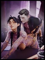 1boy 1girls 2024 3d areolae ass black_border black_hair blender breasts clothed clothing completely_nude completely_nude_female daughter_(lore) doggy_style epic_games father father_(lore) father_and_daughter female female_focus female_penetrated finger_in_mouth fortnite fortnite:_battle_royale freckles freckles_on_face from_behind from_behind_position gold_hands golden_touch hand_on_ass hand_on_butt hi_res highres incest jules_(fortnite) looking_at_partner looking_back looking_pleasured male male/female male_penetrating male_penetrating_female medium_breasts midas_(fortnite) midas_touch nipples nose_piercing nude nude_female passionate passionate_sex penetration penis pleasure_face ponytail ponytails prone_bone seductive sex sex_from_behind small_breasts tagme tattoo tattoos thrusting twin_braids twintails vexingvenery watermark