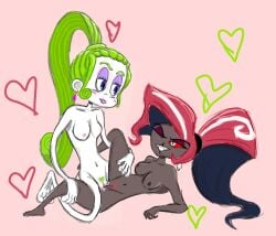 breasts crossover dreamworks hazbin_hotel lesbian lesbian_sex pussy scissoring scissoring_position tagme trolls_(film) trolls_band_together universal_studios velvet_(trolls) velvette_(hazbin_hotel) vivienne_medrano