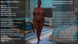3d big_boobs big_breasts big_nipples big_tits character_sheet chubby chubby_female dark-skinned_female dark_skin english english_text fat_female gilf grandma grandmother granny high_resolution mature mature_female mature_woman naked naked_female nude nude_female original_character original_characters sagging_breasts saggy_breasts sim_doe sims sims4 sims_4 text the_sims the_sims_4 thick_hips thick_legs thick_thighs veiny_breasts