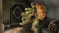 2014 2boys 3d anal anal_sex animated donatello erection gay green_skin humanoid_penis incest male male_only multiple_boys muscles penis raphael rexim scalie sex shell source_filmmaker teenage_mutant_ninja_turtles turtle yaoi